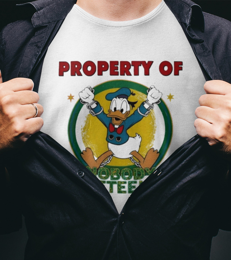 Property Of Nobody Donald Duck Juneteenth T-Shirt