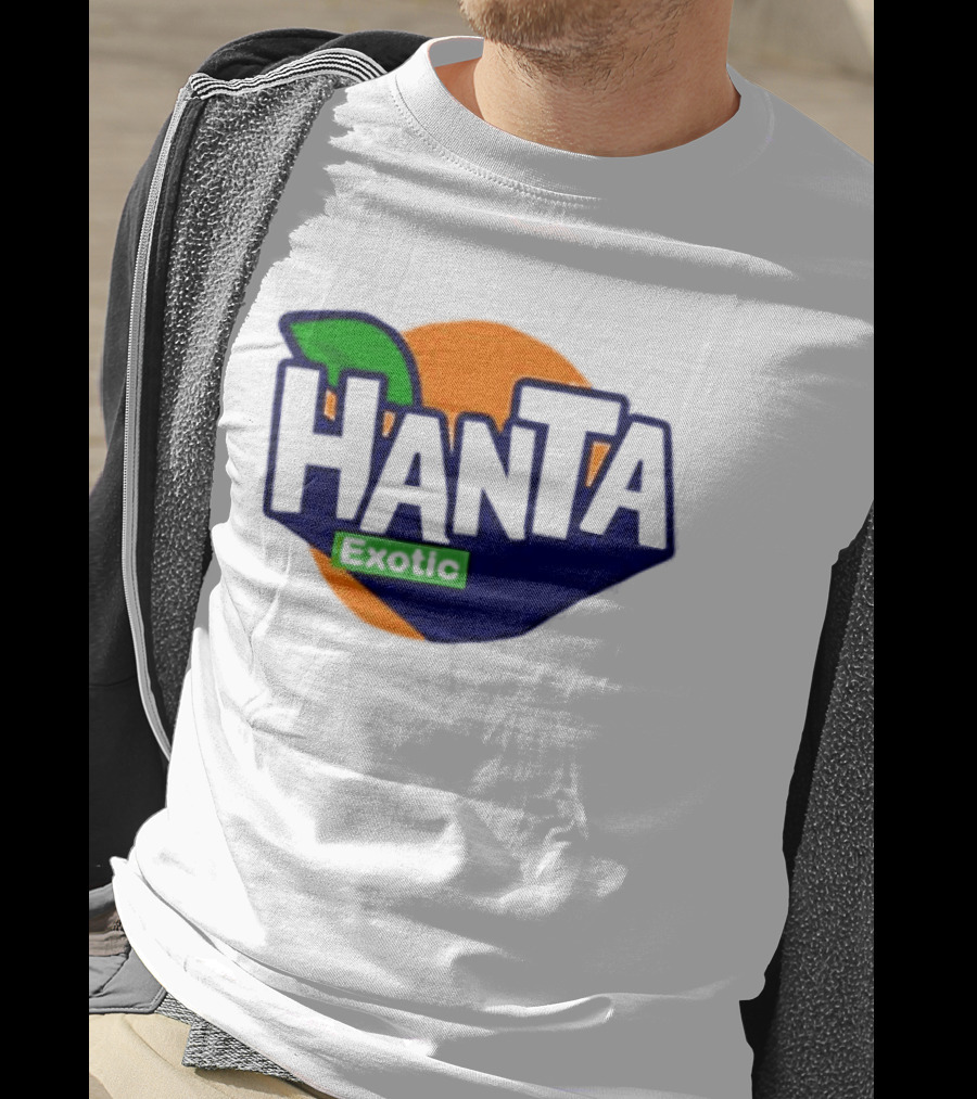 Hanta Exotic Fanta Leaf Orange T-Shirt