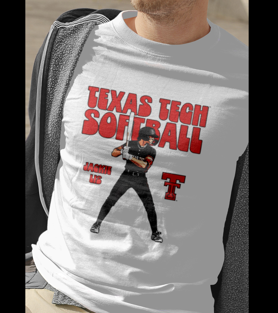 Texas Tech Red Raiders Jackie Lis Softball Player T-Shirt