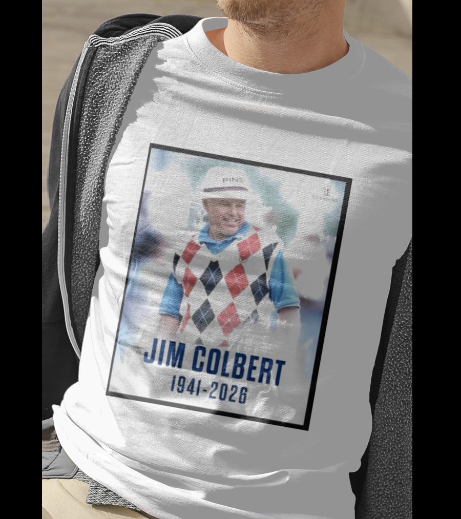 Jim Colbert 1941 2026 PING Champions Golf Legend Argyle Sweater T-Shirt