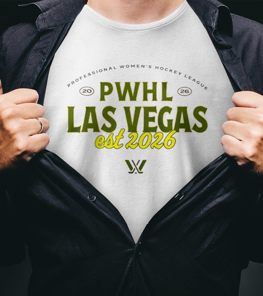 Professional Women's Hockey League Las Vegas 2026 Centennial T-Shirt