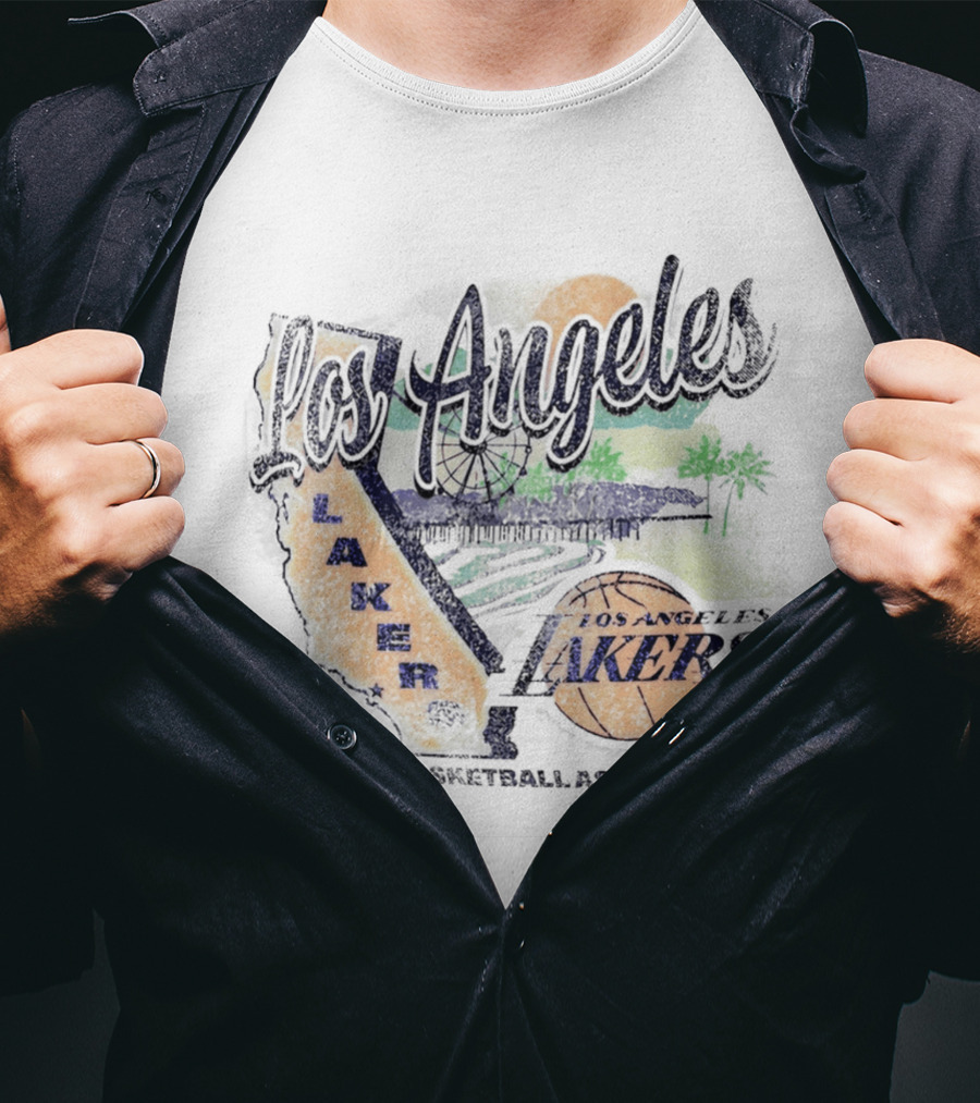 Los Angeles Lakers 2026 National Basketball Association Franklin T-Shirt