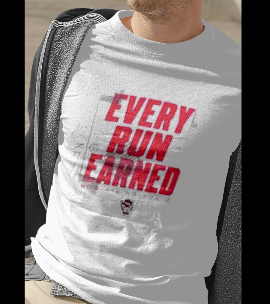 NC State Wolfpack Every Run Earned T-Shirt