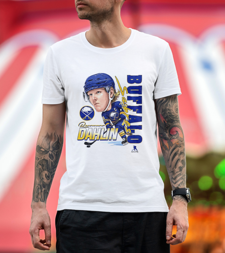 Rasmus Dahlin Captain Buffalo Sabres NHLPA Caricature T-Shirt