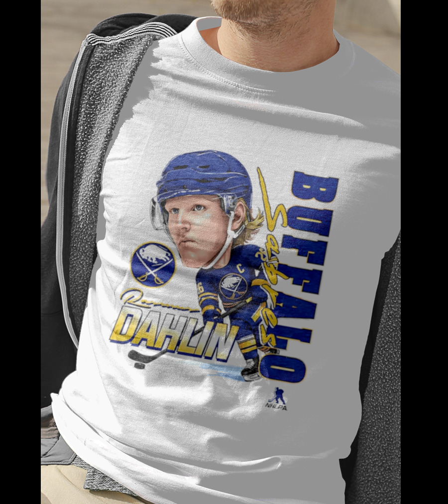 Rasmus Dahlin Captain Buffalo Sabres NHLPA Caricature T-Shirt