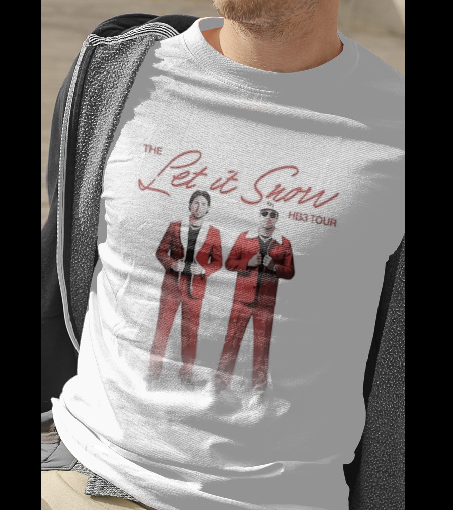 The Let It Snow Hb3 Tour Tuxedo Duo Red Suits T-Shirt