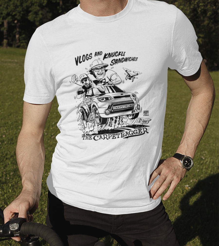 Vlogs And Knuckle Sandwiches The Carpetbagger Adventure T-Shirt