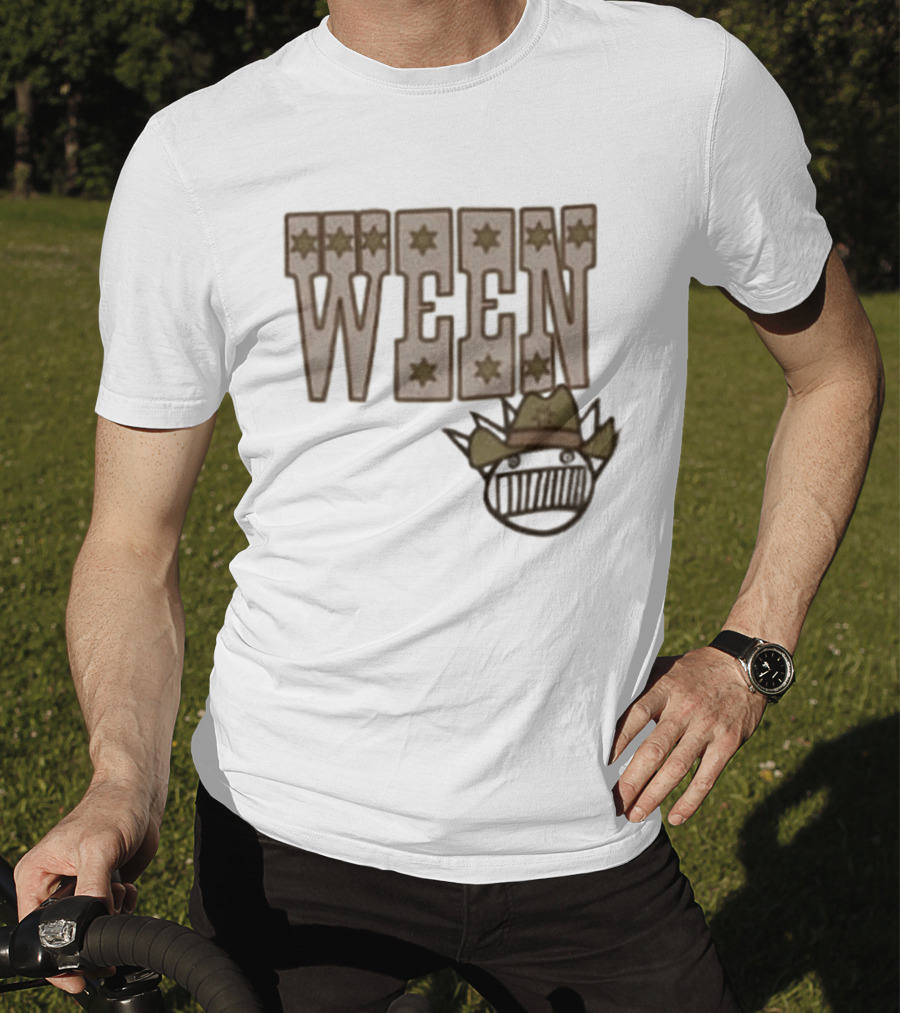 Ween 12 Golden Country Greats Tour Cowboy Hat Stars T-Shirt