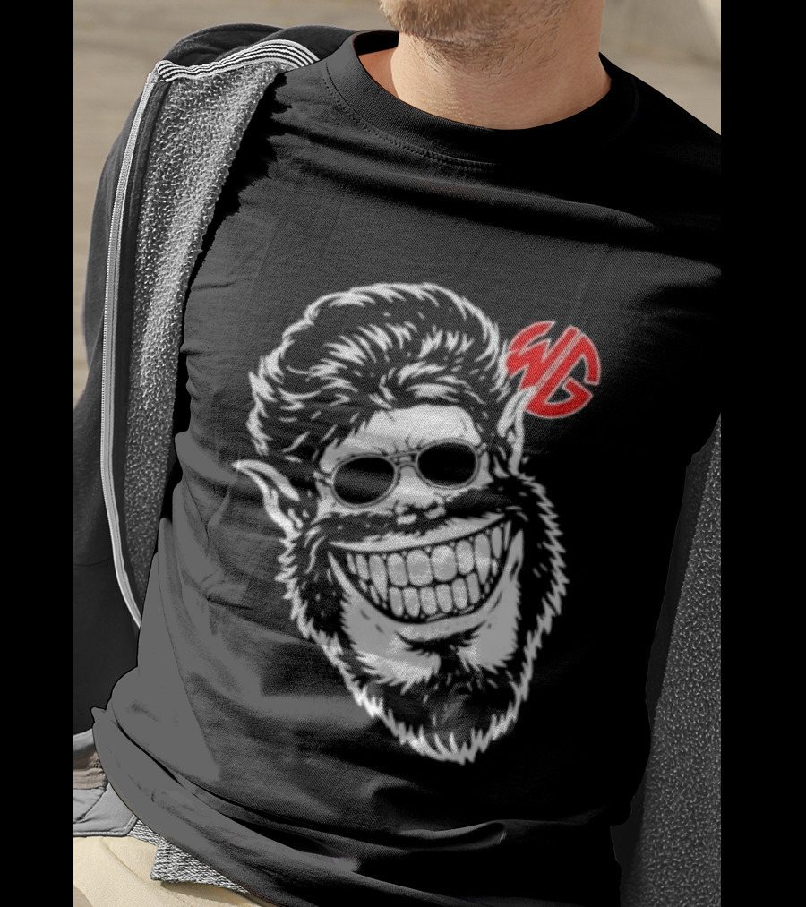 Wolfgang W. Wolfgang Ghoulrilla Biscuits Big Face WG T-Shirt