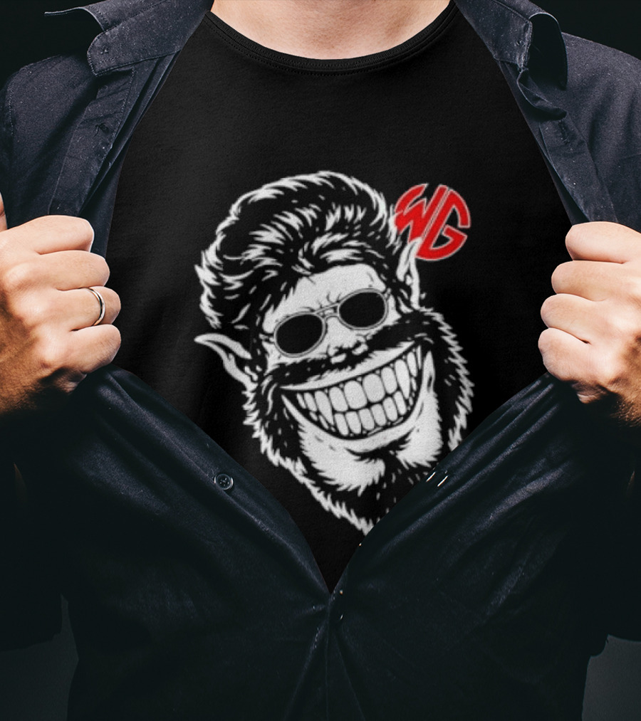 Wolfgang W. Wolfgang Ghoulrilla Biscuits Big Face WG T-Shirt