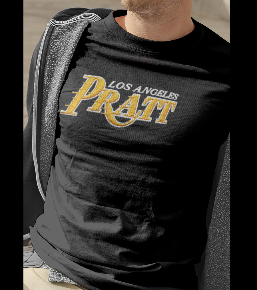 Los Angeles Pratt 2026 Embroidered Yellow T-Shirt