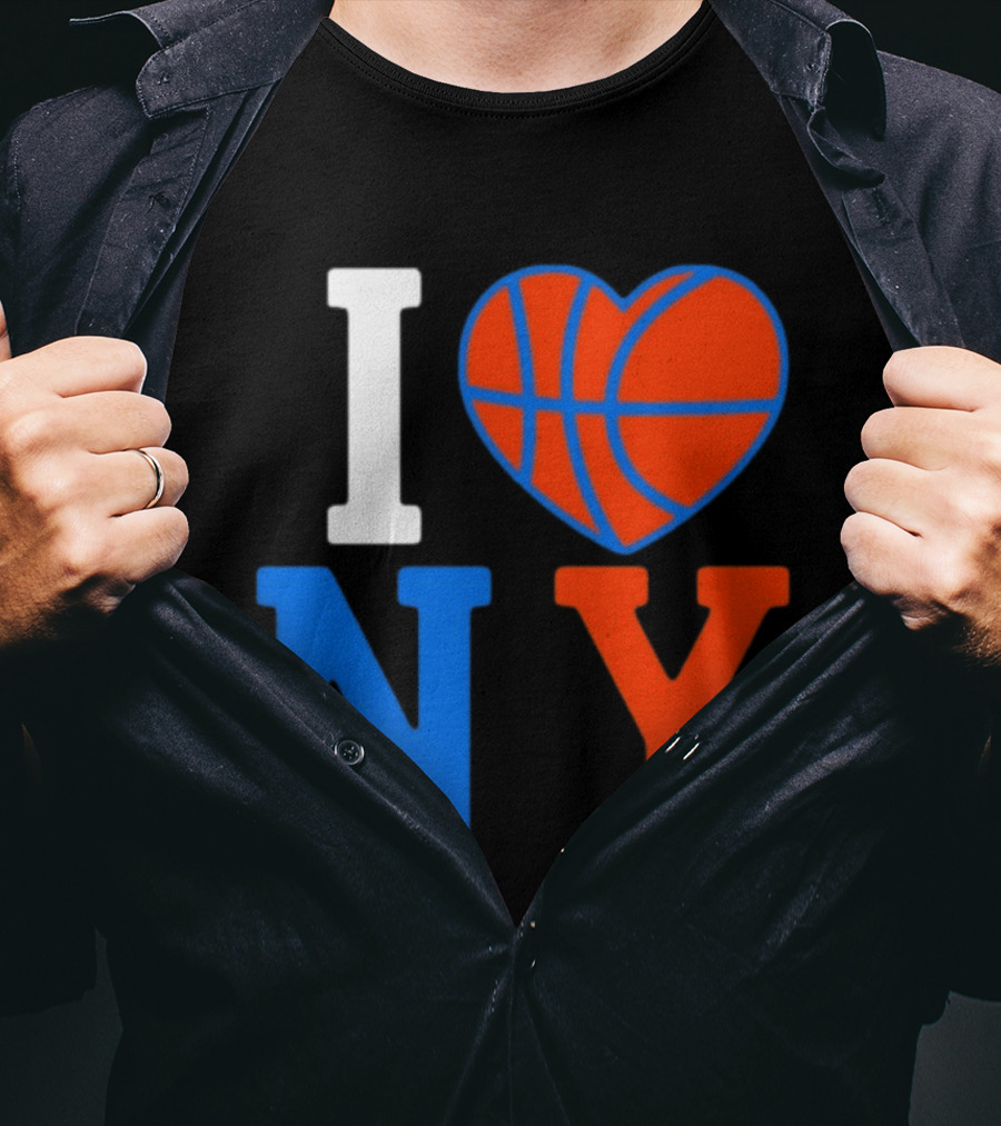 New York Knicks I Heart NY Basketball T-Shirt