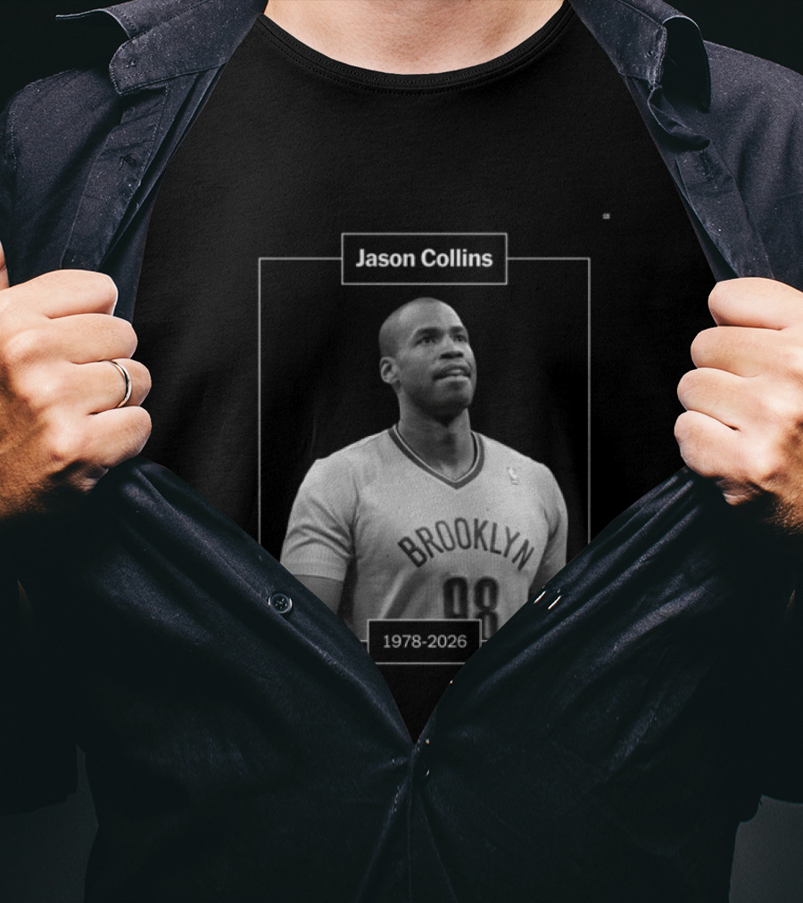 Jason Collins 1978 2026 Brooklyn Basketball T-Shirt