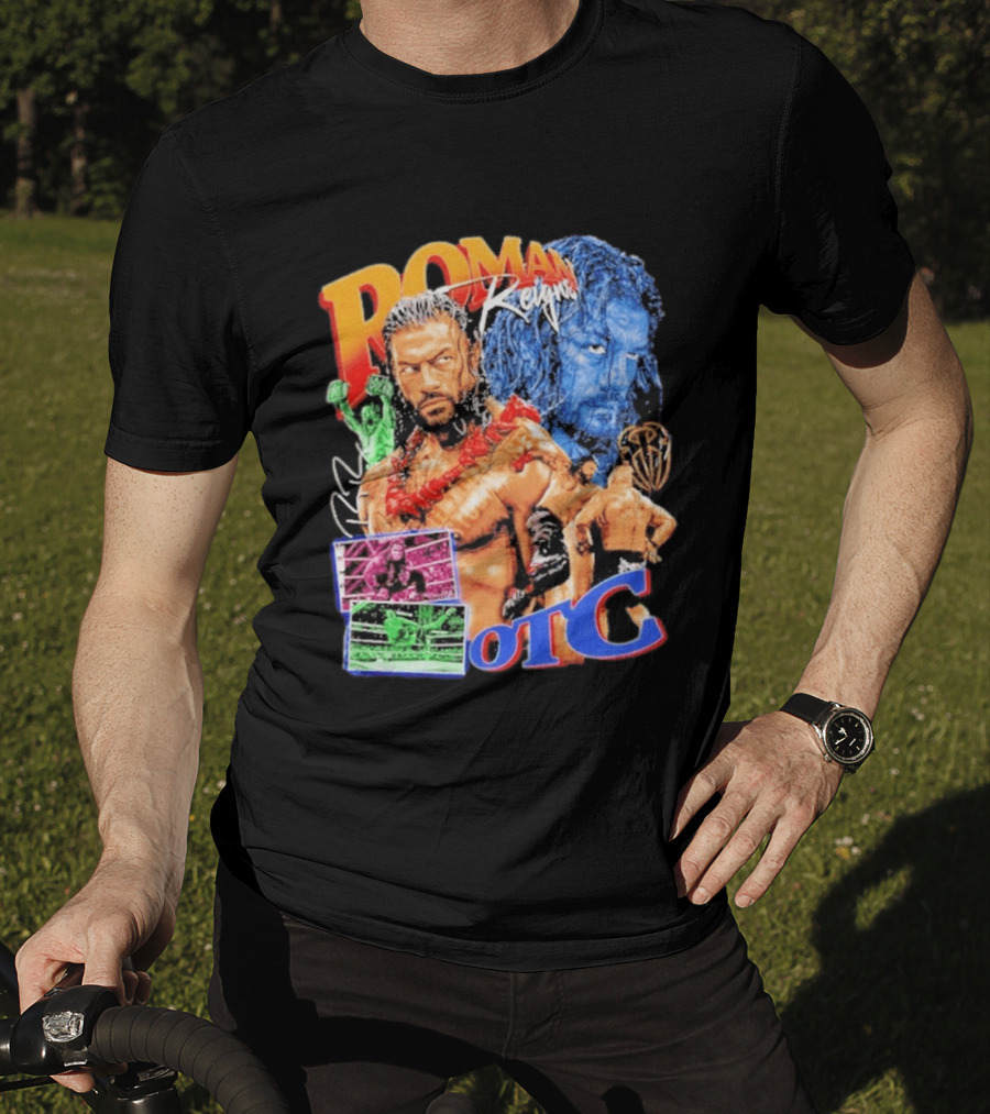 Roman Reigns Tribal Chief OTC Wrestling Champion WWE Acknowledged T-Shirt
