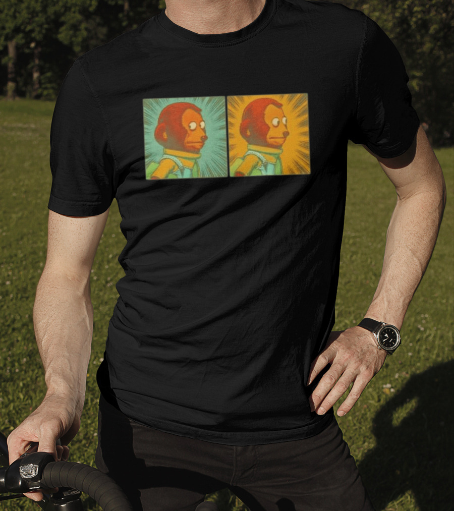 Awkward Look Monkey Puppet Meme Garment Dyed T-Shirt