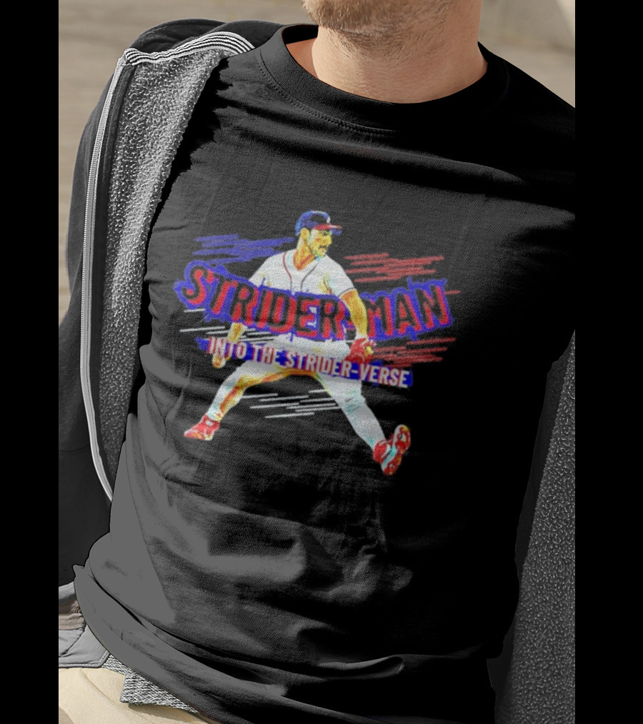 Atlanta Braves Strider Man Into The Strider Verse T-Shirt