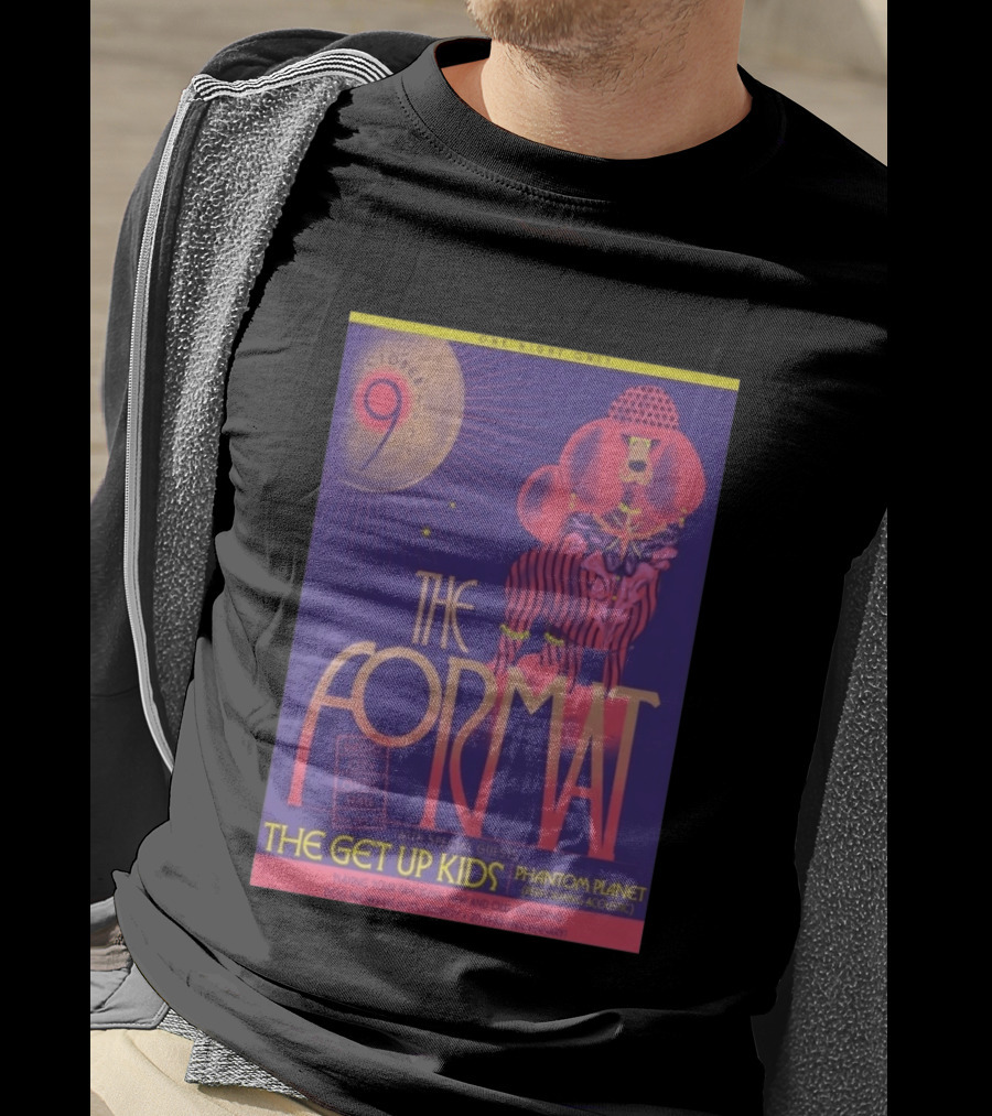 The Format October 9 2026 Radio City Music Hall New York The Get Up Kids Phantom Planet 20 Year Anniversary T-Shirt