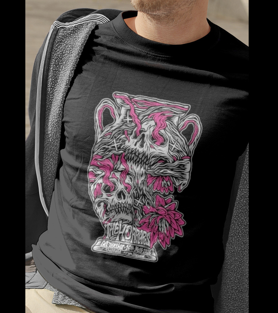 The Horrors Get Together Festival May 16 2026 Sheffield UK Skull Vase T-Shirt