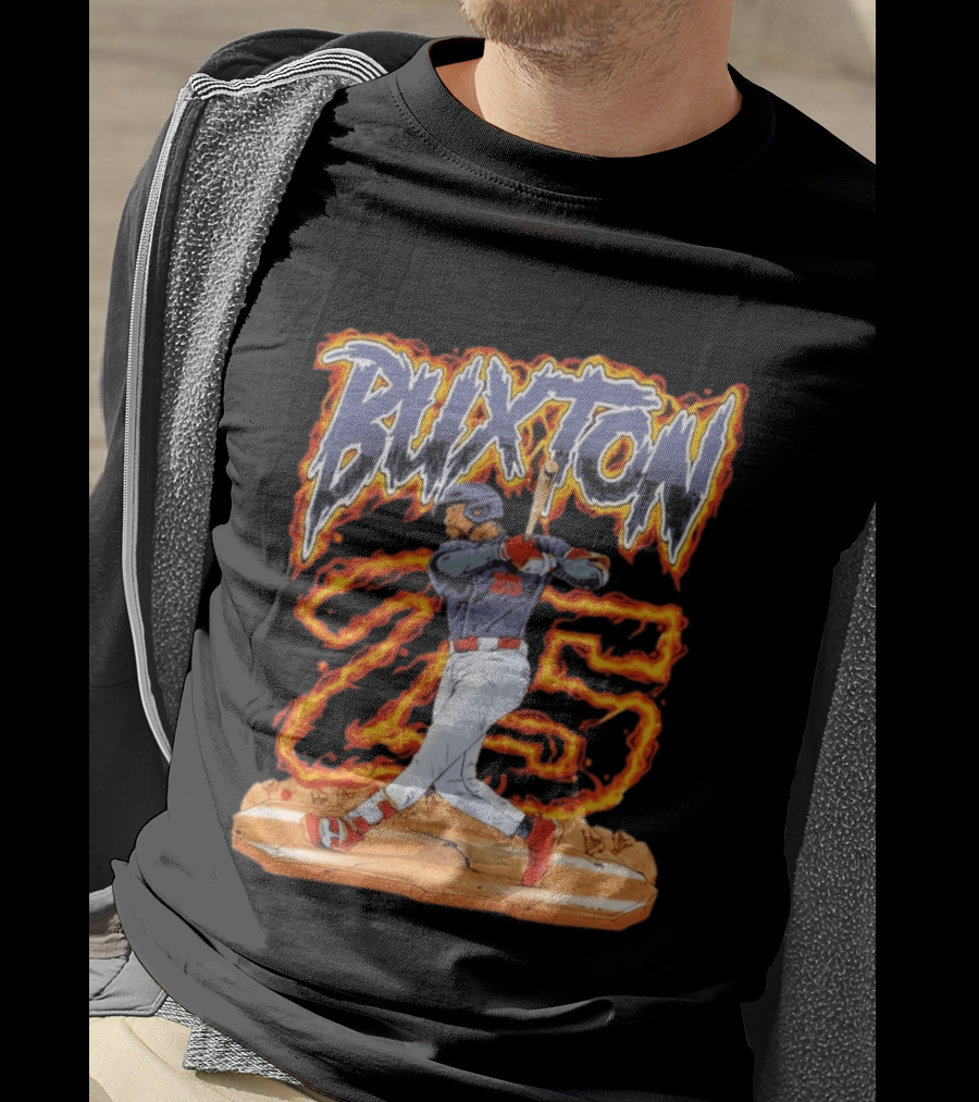 Buxton 25 Blazing Baseball Slugger T-Shirt