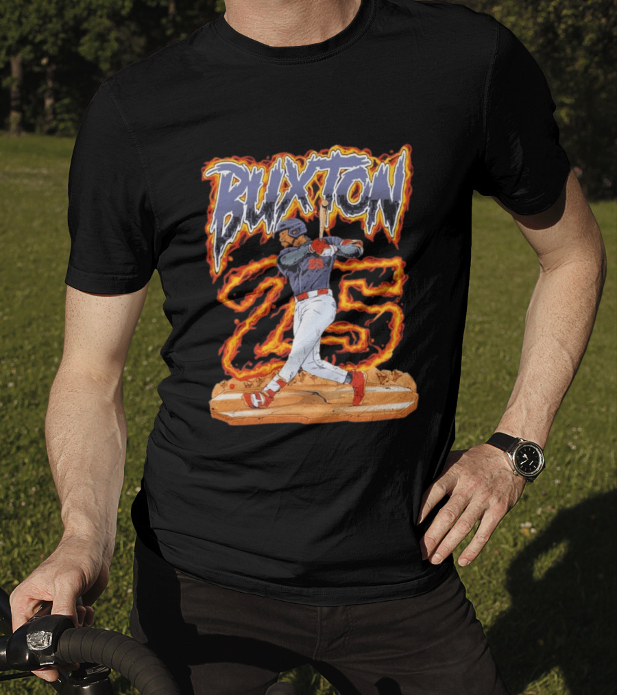 Buxton 25 Blazing Baseball Slugger T-Shirt