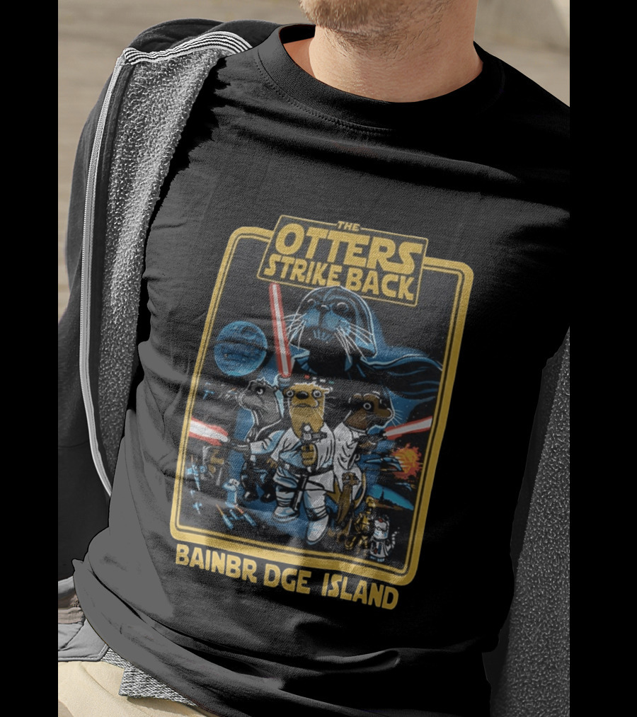 The Otters Strike Back Bainbridge Island Star Wars T-Shirt