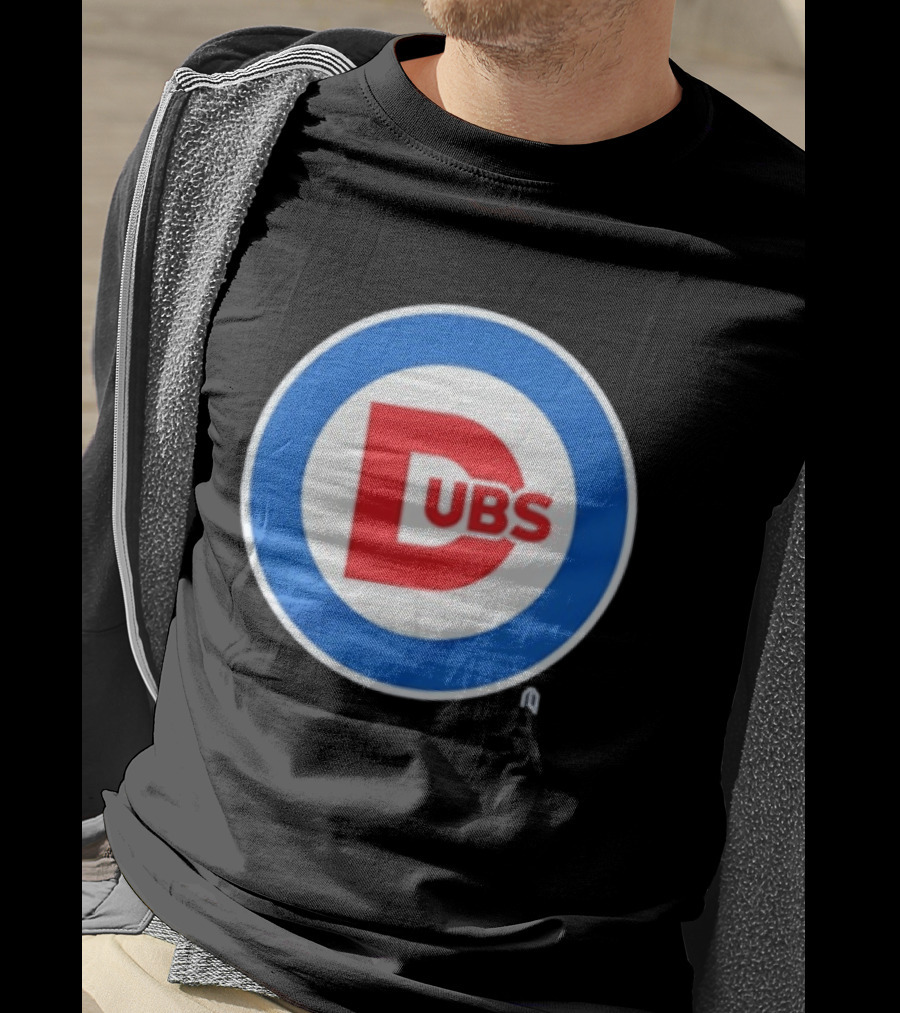 Chicago Dubs Cubs Logo Mashup Circle T-Shirt
