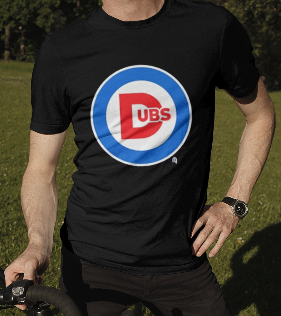 Chicago Dubs Cubs Logo Mashup Circle T-Shirt