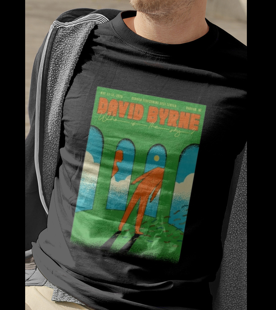 David Byrne May 11 12 2026 Durham Performing Arts Center Who Is The Sky T-Shirt