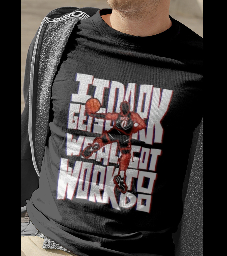 Tyrese Maxey It Dark Gets We Al Got Work To Do 76ers T-Shirt
