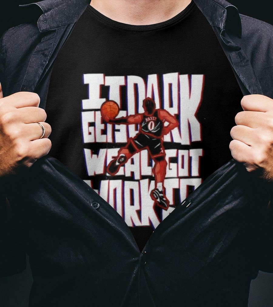 Tyrese Maxey It Dark Gets We Al Got Work To Do 76ers T-Shirt