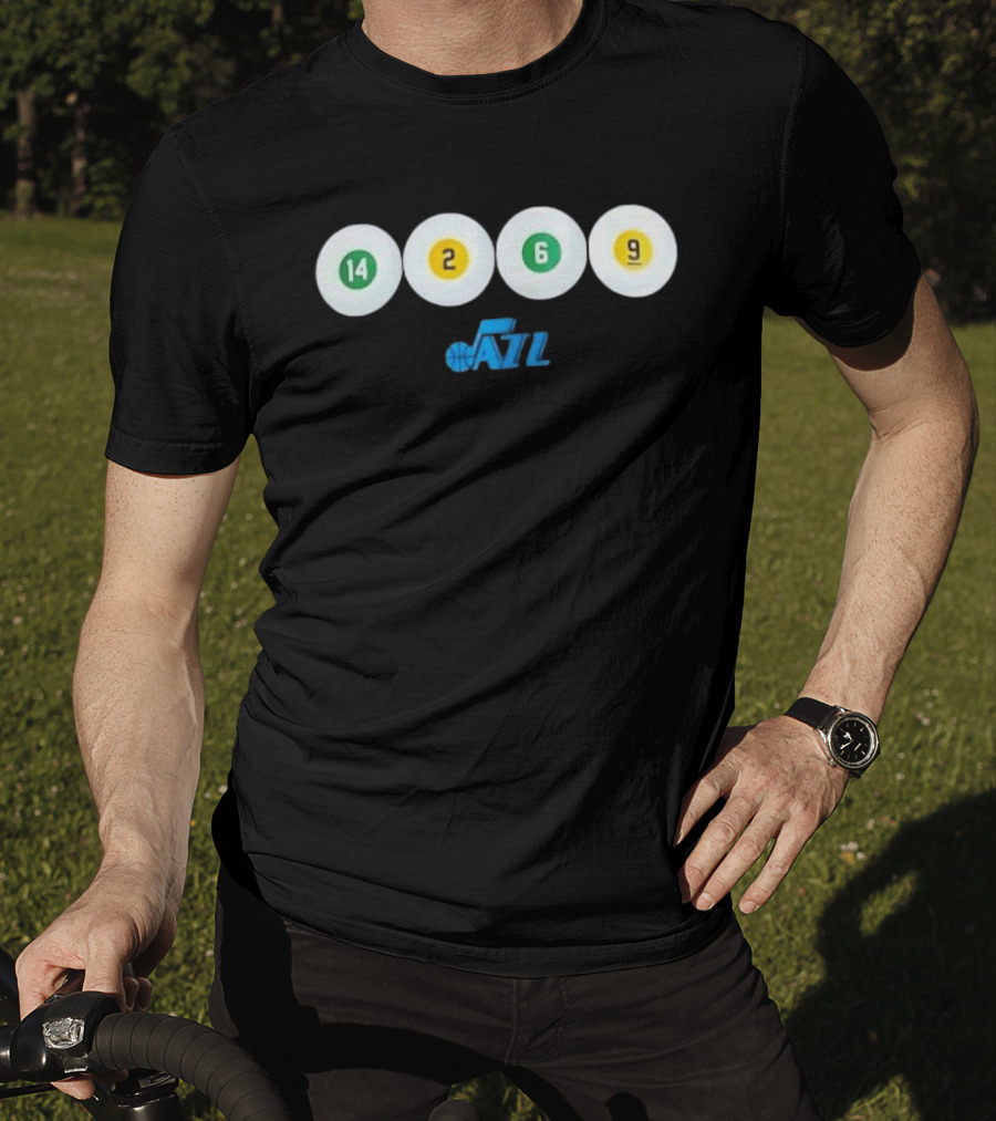 Utah Jazz 14 2 6 9 Basketball Team T-Shirt