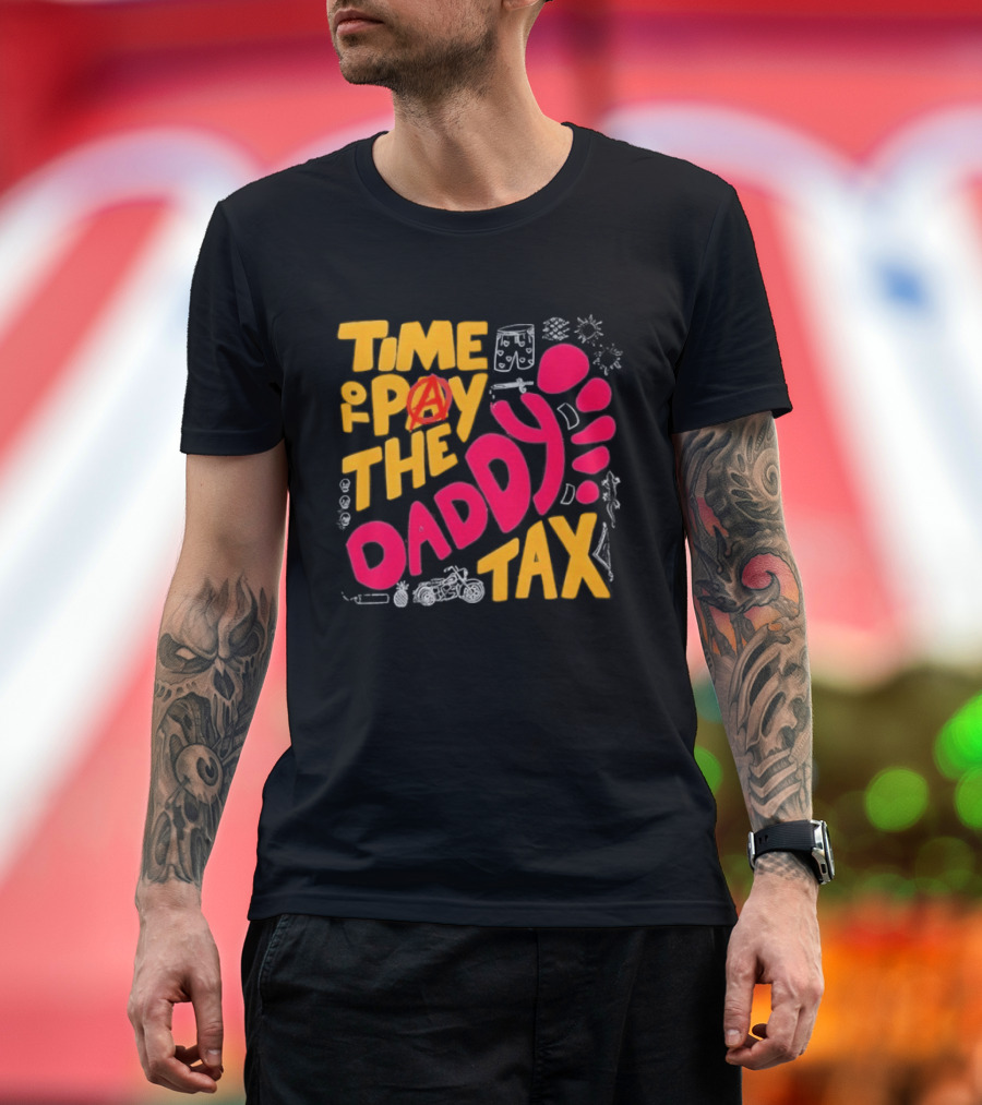 Time To Pay The Daddy Tax Dungeon Crawler Carl Footprint T-Shirt