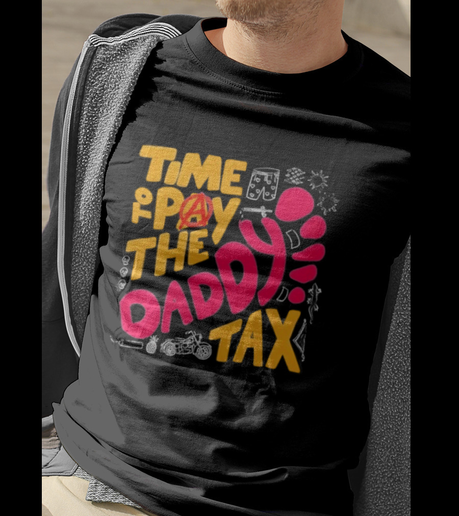 Time To Pay The Daddy Tax Dungeon Crawler Carl Footprint T-Shirt