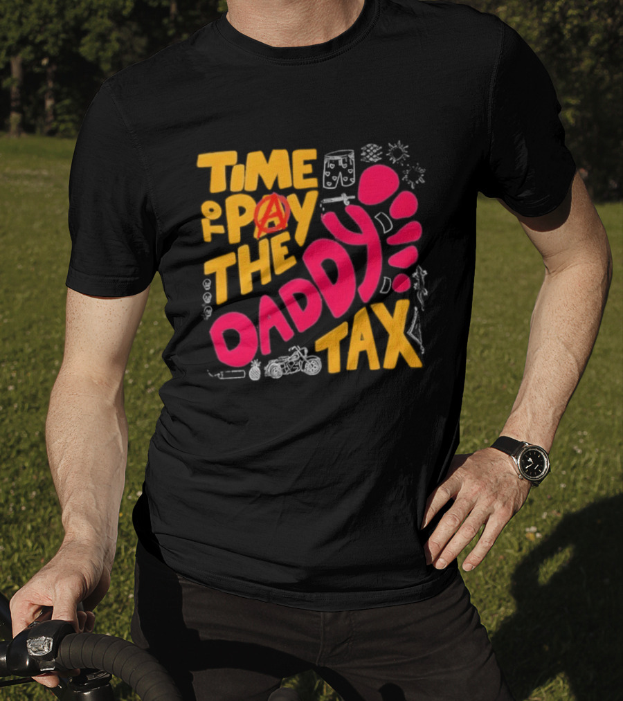 Time To Pay The Daddy Tax Dungeon Crawler Carl Footprint T-Shirt