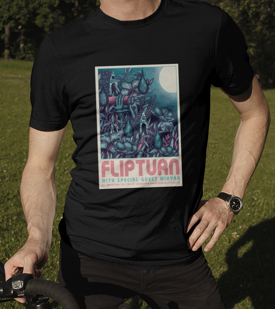 FLIPTURN With Special Guest Winyah St. Augustine Ampitheatre 9/25/26 T-Shirt