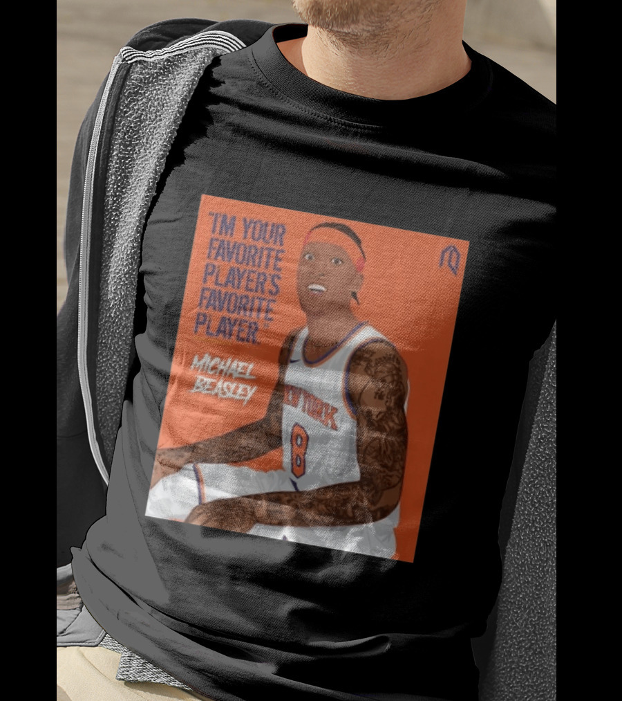 I'm Your Favorite Player's Favorite Player Michael Beasley New York Basketball Number 8 Tattoos Iconic Orange T-Shirt