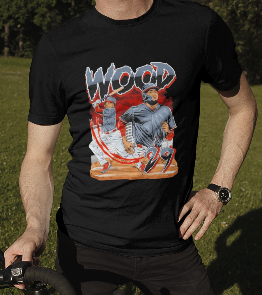 Wood 29 Baseball Euphoria Debut Action Scene T-Shirt
