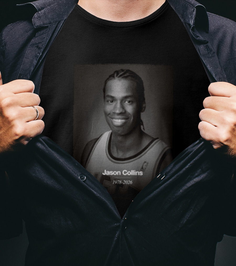 Jason Collins 1978 2026 Nets Basketball Player T-Shirt