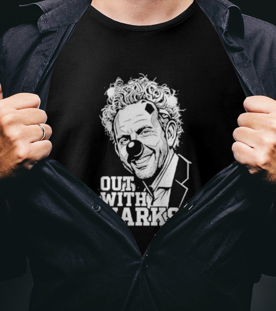 Out With Marks Sean Marks Clown Face T-Shirt