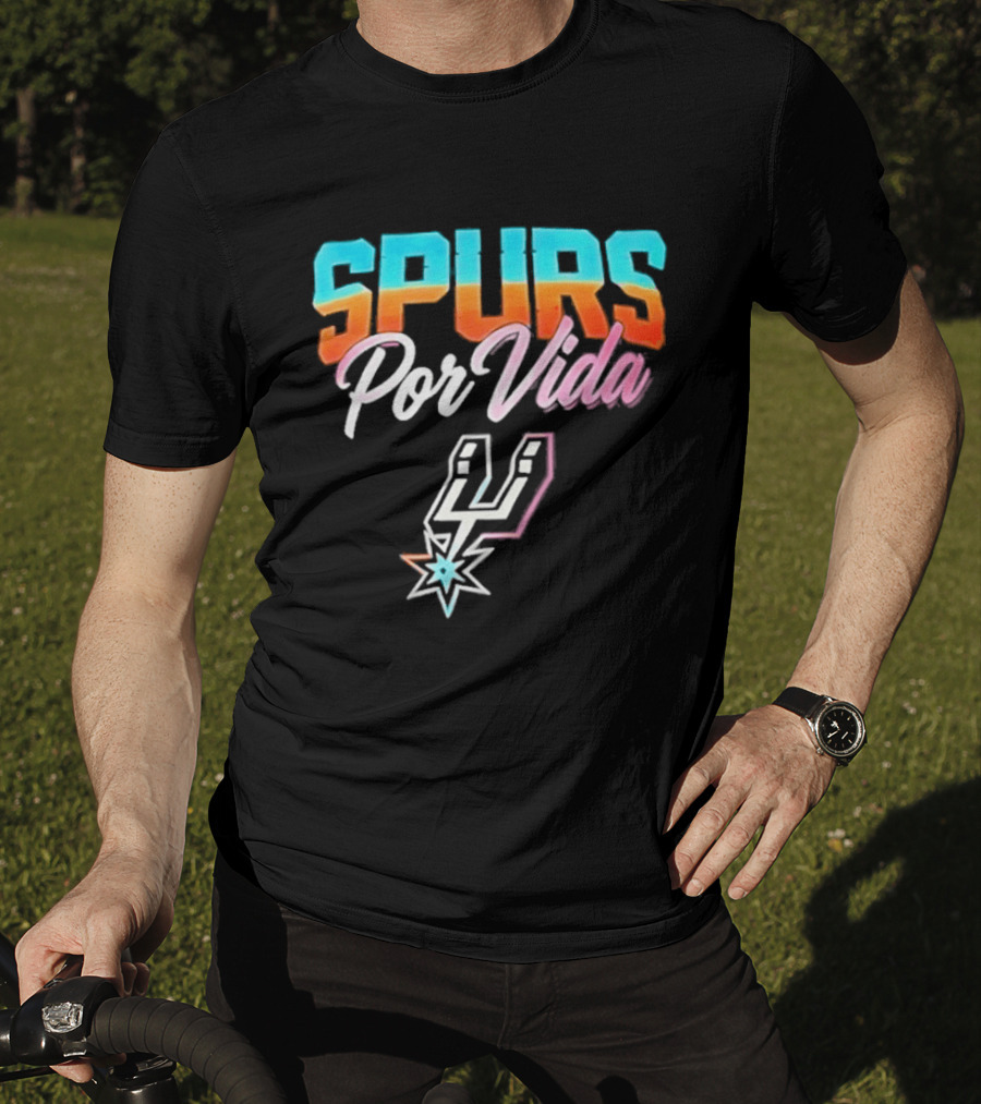 Spurs Por Vida San Antonio Vintage NBA Team Basketball T-Shirt