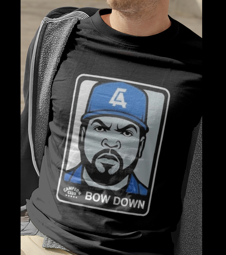 2026 LA Dodgers Ice Cube Bow Down Campeon Club T-Shirt