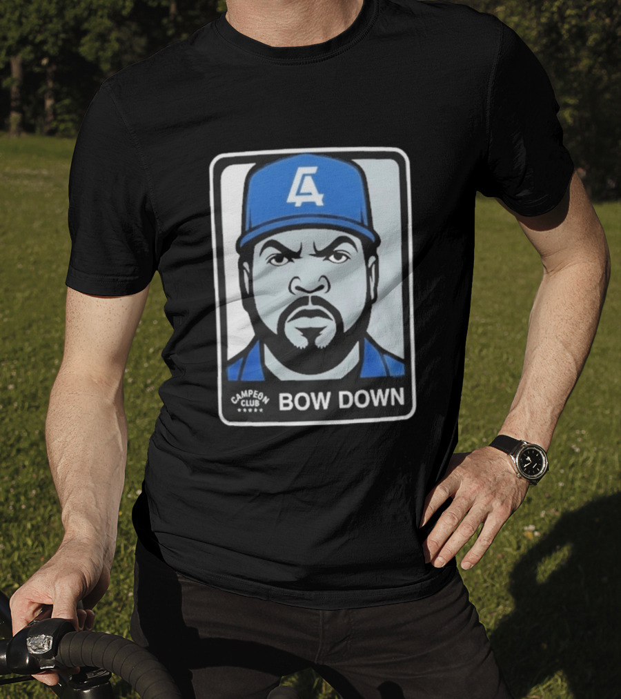 2026 LA Dodgers Ice Cube Bow Down Campeon Club T-Shirt