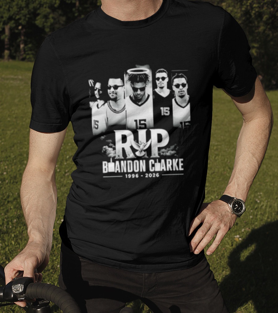 RIP Brandon Clarke 1996 2026 Commemorative Basketball T-Shirt