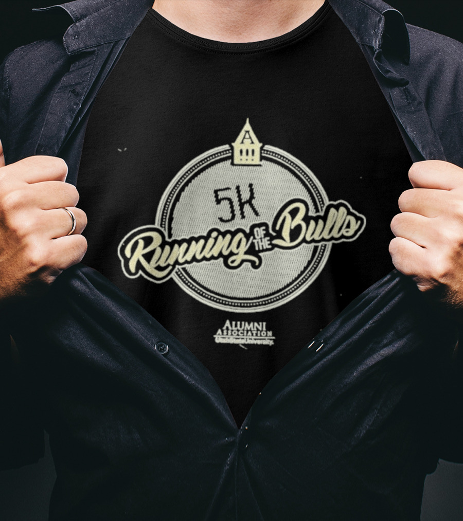 5K Running Of The Bulls Usu Homecoming T-Shirt