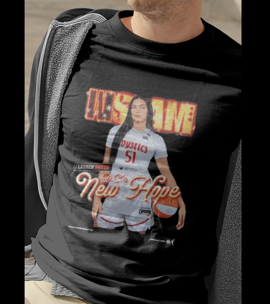 SLAM 262 Washington Mystics Lauren Betts DC's New Hope T-Shirt