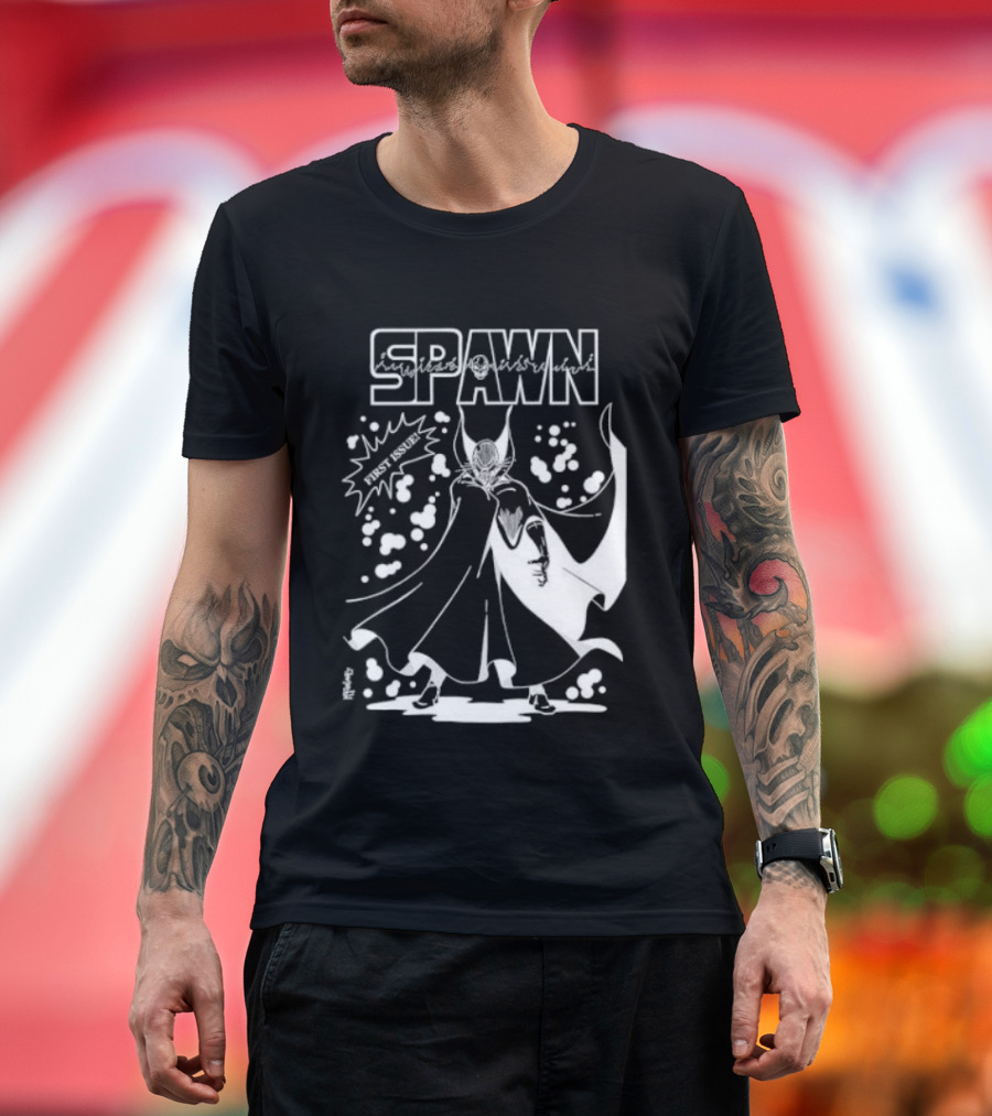 Spawn First Issue Comic Artwork Cover Retro 90s T-Shirt
