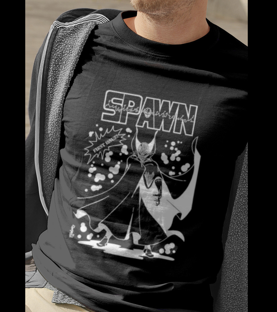 Spawn First Issue Comic Artwork Cover Retro 90s T-Shirt