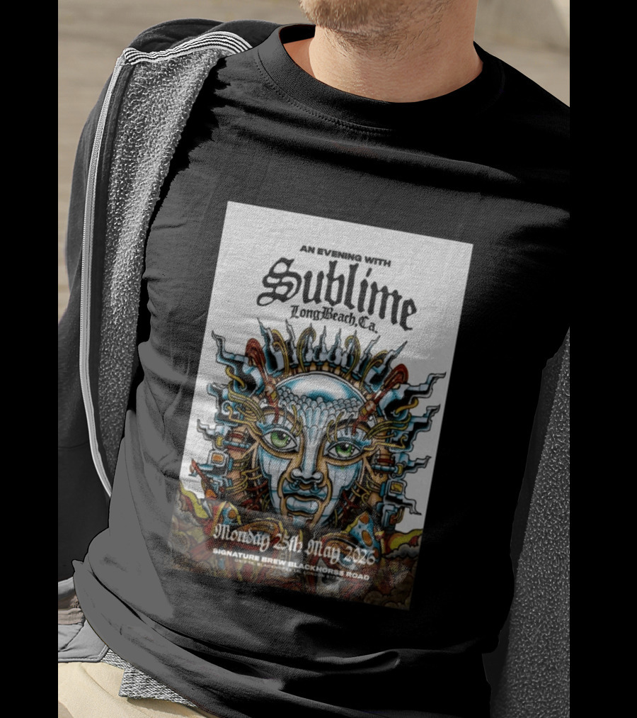 An Evening With Sublime Signature Brew Blackhorse Road Long Beach CA May 25 2026 T-Shirt