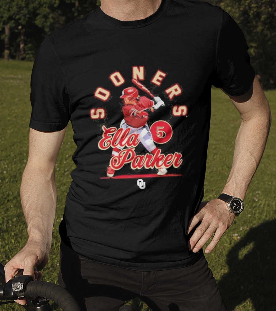 Sooners Softball Ella Parker 5 Oklahoma Player T-Shirt
