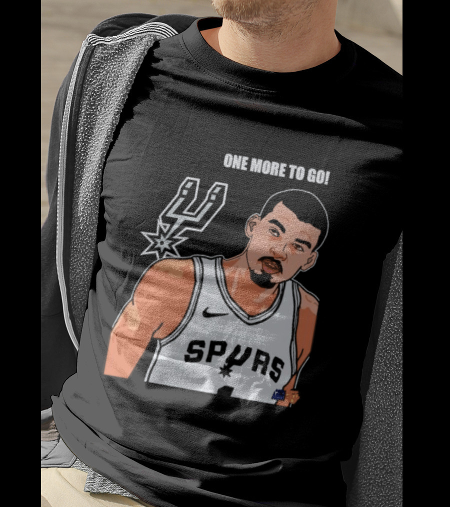 Victor Wembanyama San Antonio Spurs One More To Go T-Shirt